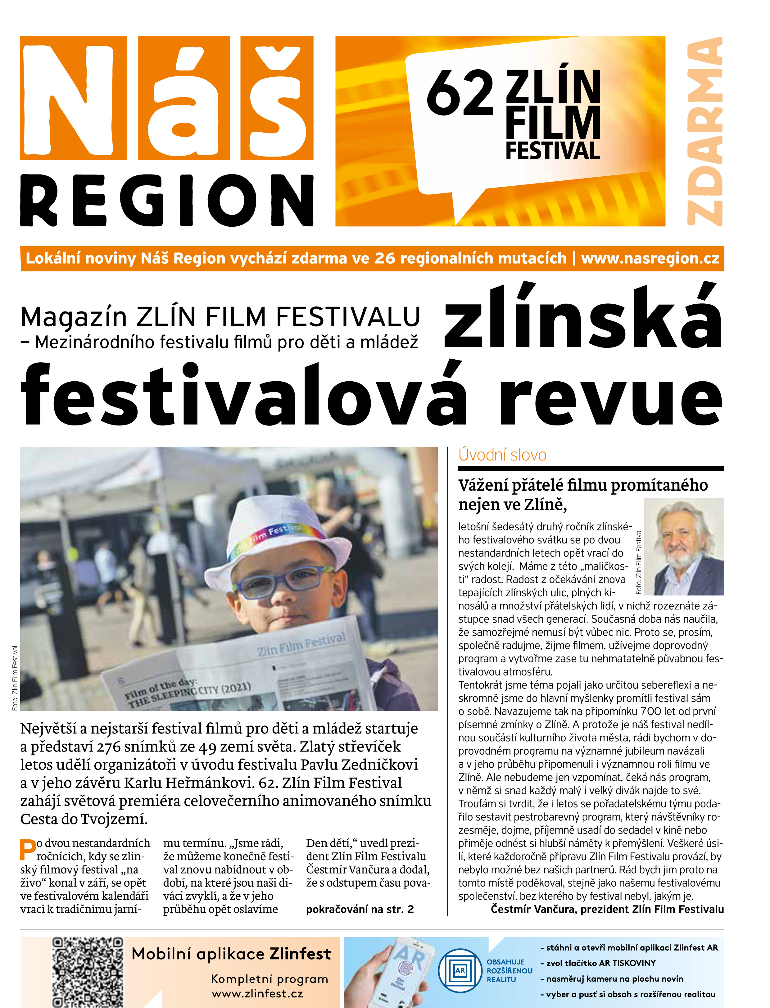 ZLÍNSKÁ FESTIVALOVÁ REVUE - Speciální vydání - květen 2022