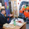 Jan Čenský v Čítárně u čerta v Krajské knihovně Fr. Bartoše