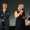 Režisér filmu Nono, Zigzag Kid Vincent Bal, Jaroslava Hynštová z programového oddělení ZFF a herečka Jessica Zeylmaker