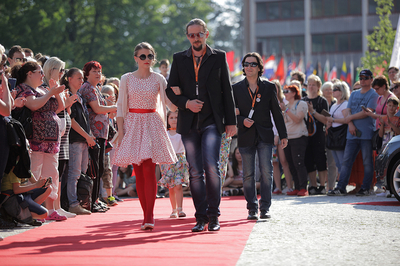 Delegace k filmu Tehdy spolu